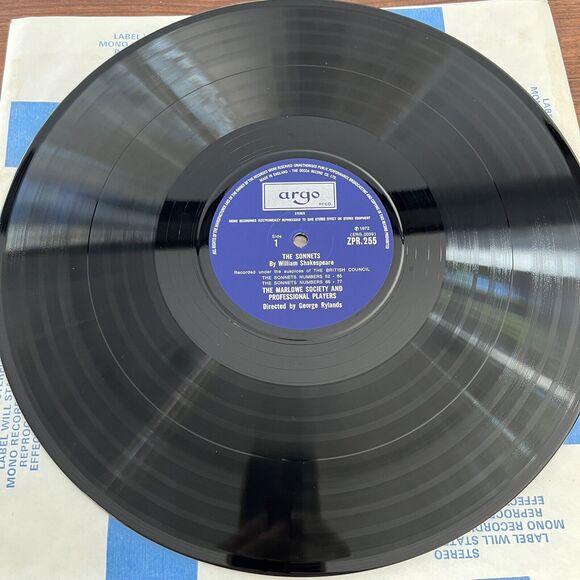 Works OF Shakespeare The Sonnets 3xLP Box Set 1972 Argo ZPR 254-6 - Picture 9 of 11